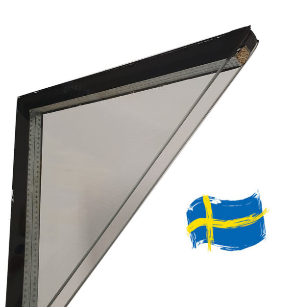 Isolerglas d4 12 som glaskassett kvm pris